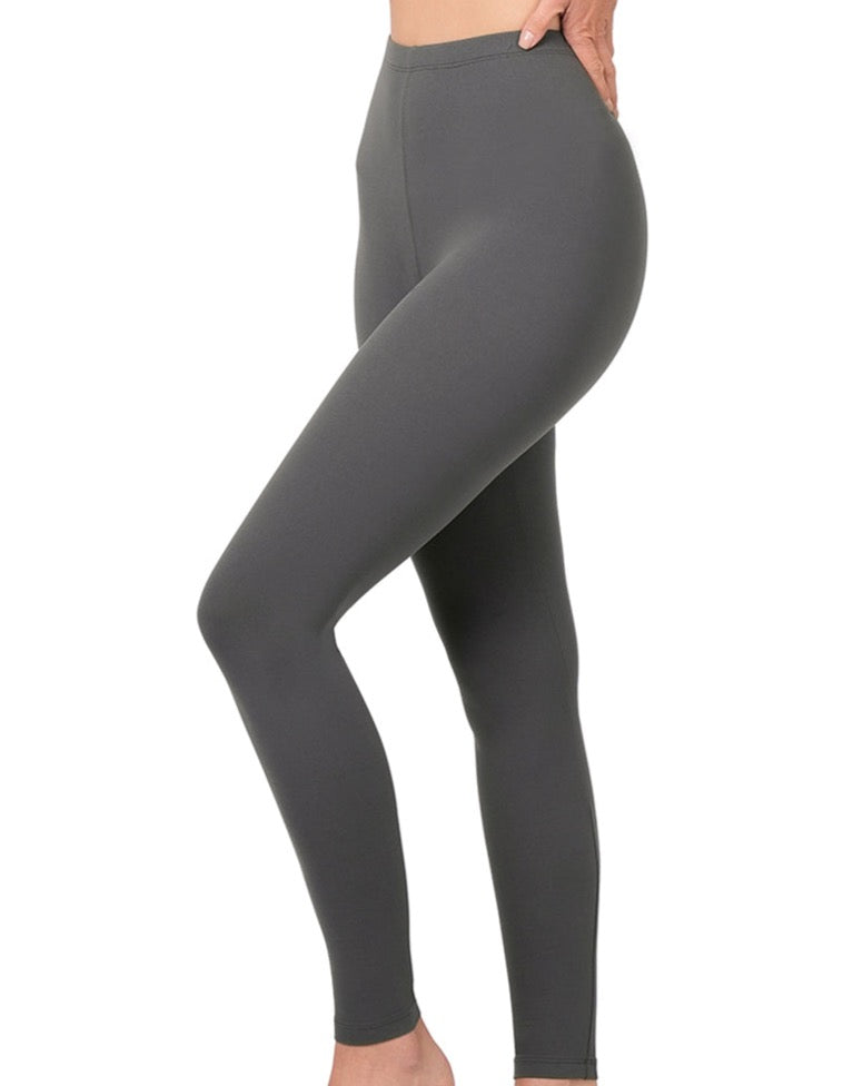 Buttery Soft Basic Solid One Size Leggings - Nex Mix – Mona T
